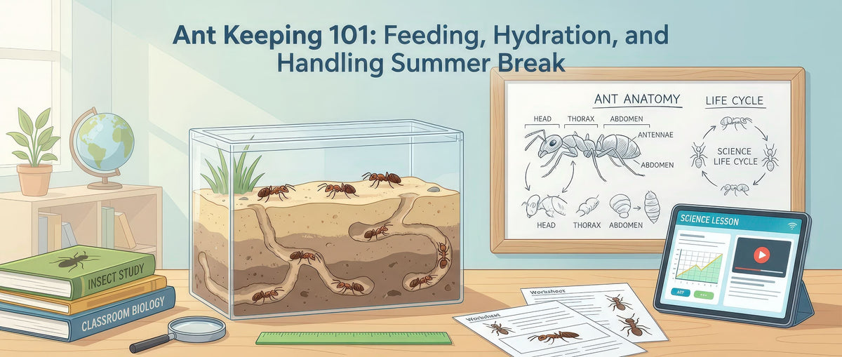 Ant Farms & Formicarium Kits | Ant Keeping 101: Feeding, Hydration, and ...