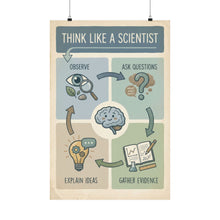 Load image into Gallery viewer, Think Like A Scientist - Wall Poster