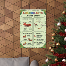 Load image into Gallery viewer, Amazing Ants - A Kid's Guide Wall Poster
