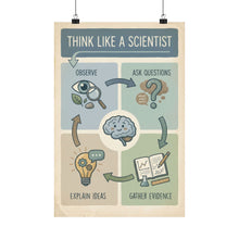 Load image into Gallery viewer, Think Like A Scientist - Wall Poster