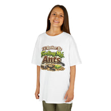 Load image into Gallery viewer, Kids Tee — "Ant Keeper" Graphic Shirt for Young Bug Lovers