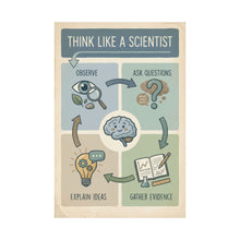 Load image into Gallery viewer, Think Like A Scientist - Wall Poster