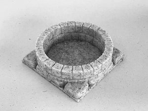 Terrarium Feeder "The Well" - Marble colored Feeder for Geckos, Lizard & Siders