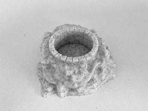 Terrarium Feeder "The Stairs" - Marble colored Feeder for Geckos, Lizard & Siders
