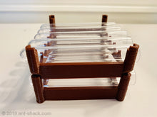 Load image into Gallery viewer, Stackable Test Tube Rack Ant Farm Arena